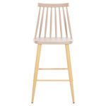 ΣΚΑΜΠΟ ΜΠΑΡ ΜΕΣ.ΥΨΟΥΣ VANESSA HM9300.25 ΚΑΠΟΥΤΣΙΝΟ PP & ΠΟΔΙΑ ΟΨΗ ΞΥΛΟΥ 45,5x46x97Υεκ - Image 3