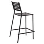 ΣΚΑΜΠΟ ΜΠΑΡ ΜΕΤΑΛΛΙΚΟ OLYMPIAS HM5528.01 ΣΕ ΜΑΥΡΗ ΑΠΟΧΡΩΣΗ 47x58x111 εκ. - Image 5