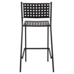 ΣΚΑΜΠΟ ΜΠΑΡ ΜΕΤΑΛΛΙΚΟ OLYMPIAS HM5528.01 ΣΕ ΜΑΥΡΗ ΑΠΟΧΡΩΣΗ 47x58x111 εκ. - Image 6