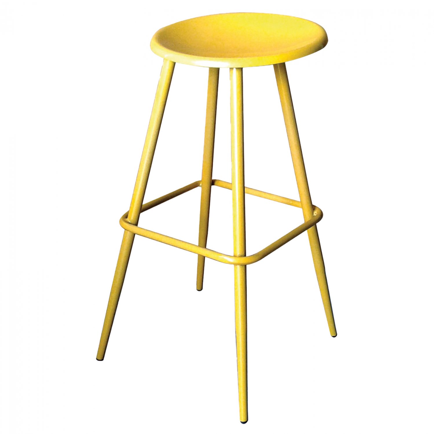 skampo-mpar-metalliko-kitrino-ts376-42x4 ΣΚΑΜΠΩ ΜΠΑΡ ΜΕΤΑΛΛΙΚΟ ΚΙΤΡΙΝΟ TS376 42X42X73 εκ. - Image 1