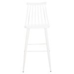 ΣΚΑΜΠΟ ΜΠΑΡ ΨΗΛΟ VANESSA HM8459.11 ΛΕΥΚΟ PP & ΛΕΥΚΑ ΜΕΤΑΛ.ΠΟΔΙΑ 47x48,5x107Υεκ. - Image 3