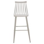 ΣΚΑΜΠΟ ΜΠΑΡ ΨΗΛΟ VANESSA HM8459.20 ΓΚΡΙ PP & ΓΚΡΙ ΜΕΤΑΛ.ΠΟΔΙΑ 47x48,5x107Υεκ. - Image 3