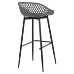 ΣΚΑΜΠΟ ΠΟΛΥΠΡΟΠΥΛΕΝΙΟΥ AVAYA ΓΚΡΙ ΜΕ ΜΕΤΑΛΛΙΚΑ ΠΟΔΙΑ ΜΑΥΡΑ HM8686.20 46x48x99Υ εκ. - Image 5