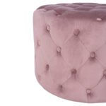 ΣΚΑΜΠΟ KASSIE  ΣΑΠΙΟ ΜΗΛΟ ΒΕΛΟΥΔΟ ΤΥΠΟΥ CHESTERFIELD HM8406.02 Φ60x43Υ εκ. - Image 3