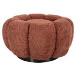 ΣΚΑΜΠΟ ΣΤΡΟΓΓΥΛΟ KRIPP HM9602.02 ΡΟΖ ΜΠΟΥΚΛΕ-ΜΑΥΡΗ ΜΕΤΑΛΛΙΚΗ ΒΑΣΗ Φ60x31Υεκ. - Image 3