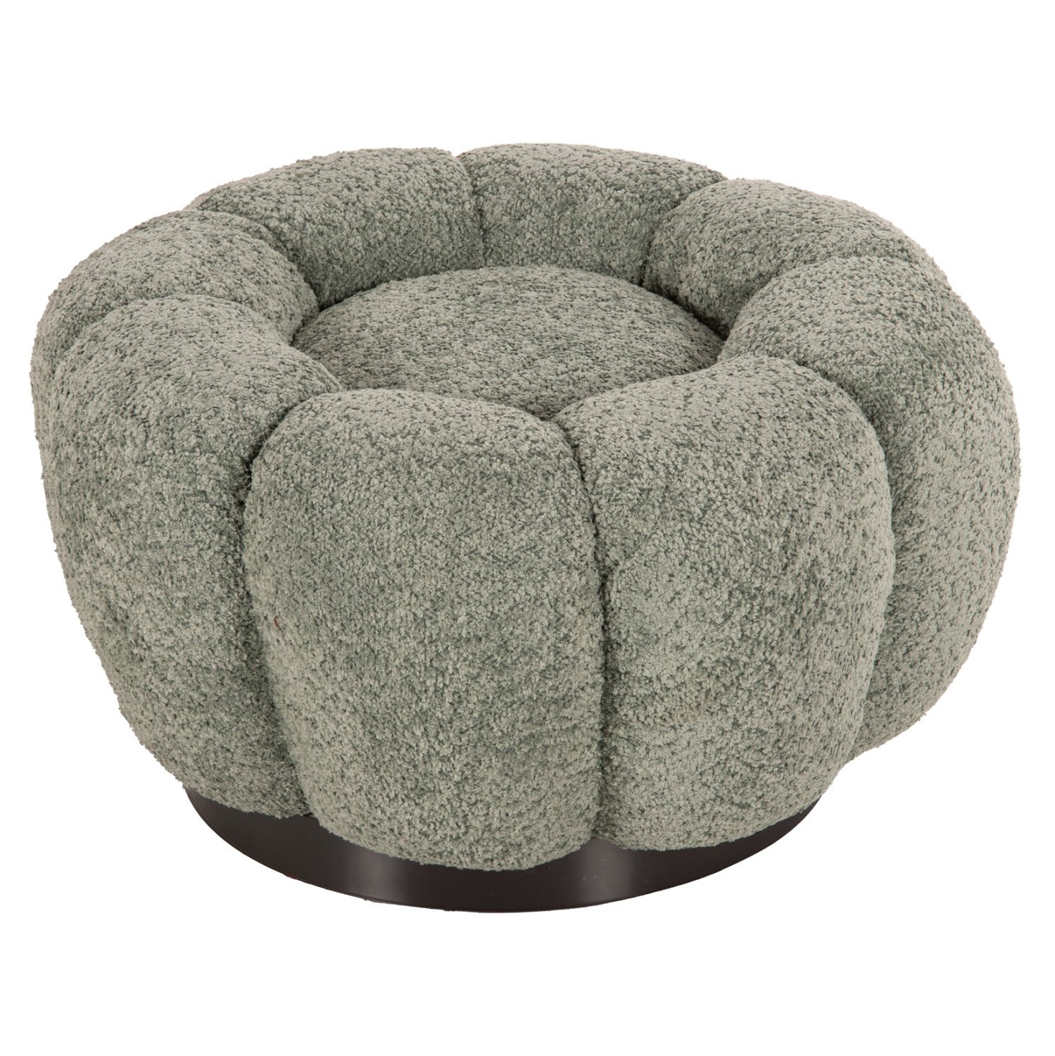 skampo-stroggylo-fb9960205-fystiki-mpoyk ΣΚΑΜΠΟ ΣΤΡΟΓΓΥΛΟ KRIPP HM9602.05 ΦΥΣΤΙΚΙ ΜΠΟΥΚΛΕ-ΜΑΥΡΗ ΜΕΤΑΛΛΙΚΗ ΒΑΣΗ Φ60x31Υεκ. - Image 1