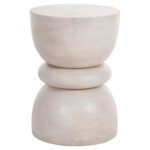 ΣΚΑΜΠΟ ΣΤΡΟΓΓΥΛΟ COIL HM9703 ΜΑΣΙΦ MANGO ΣΕ ΛΕΥΚΟ ΧΡΩΜΑ Φ35x51Υ εκ.