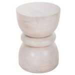 ΣΚΑΜΠΟ ΣΤΡΟΓΓΥΛΟ COIL HM9703 ΜΑΣΙΦ MANGO ΣΕ ΛΕΥΚΟ ΧΡΩΜΑ Φ35x51Υ εκ. - Image 4