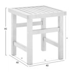 ΣΚΑΜΠΩ-ΤΡΑΠΕΖΑΚΙ ΒΟΗΘ. ΛΕΥΚΟ ΕΜΠΟΤΙΣΜΟΥ KOLI 40Χ40X45Υεκ HM289.01 - Image 2