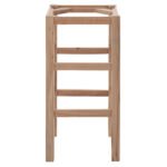 ΣΚΑΜΠΟ ΞΥΛΙΝΟ Χ.ΠΛΑΤΗ ΣΚΕΛΕΤΟΣ ΑΠΟ ΟΞΙΑ ΑΒΑΦΟ HM5583.02 35,5x35,5x78 εκ. - Image 3