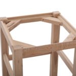 ΣΚΑΜΠΟ ΞΥΛΙΝΟ Χ.ΠΛΑΤΗ ΣΚΕΛΕΤΟΣ ΑΠΟ ΟΞΙΑ ΑΒΑΦΟ HM5583.02 35,5x35,5x78 εκ. - Image 4