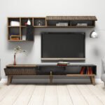 ΣΥΝΘΕΣΗ ΣΑΛΟΝΙΟΥ 2ΤΜΧ ΚΑΡΥΔΙ-ΜΑΥΡΟ ΜΑΡΜΑΡΟ HM11847.02 - Image 5