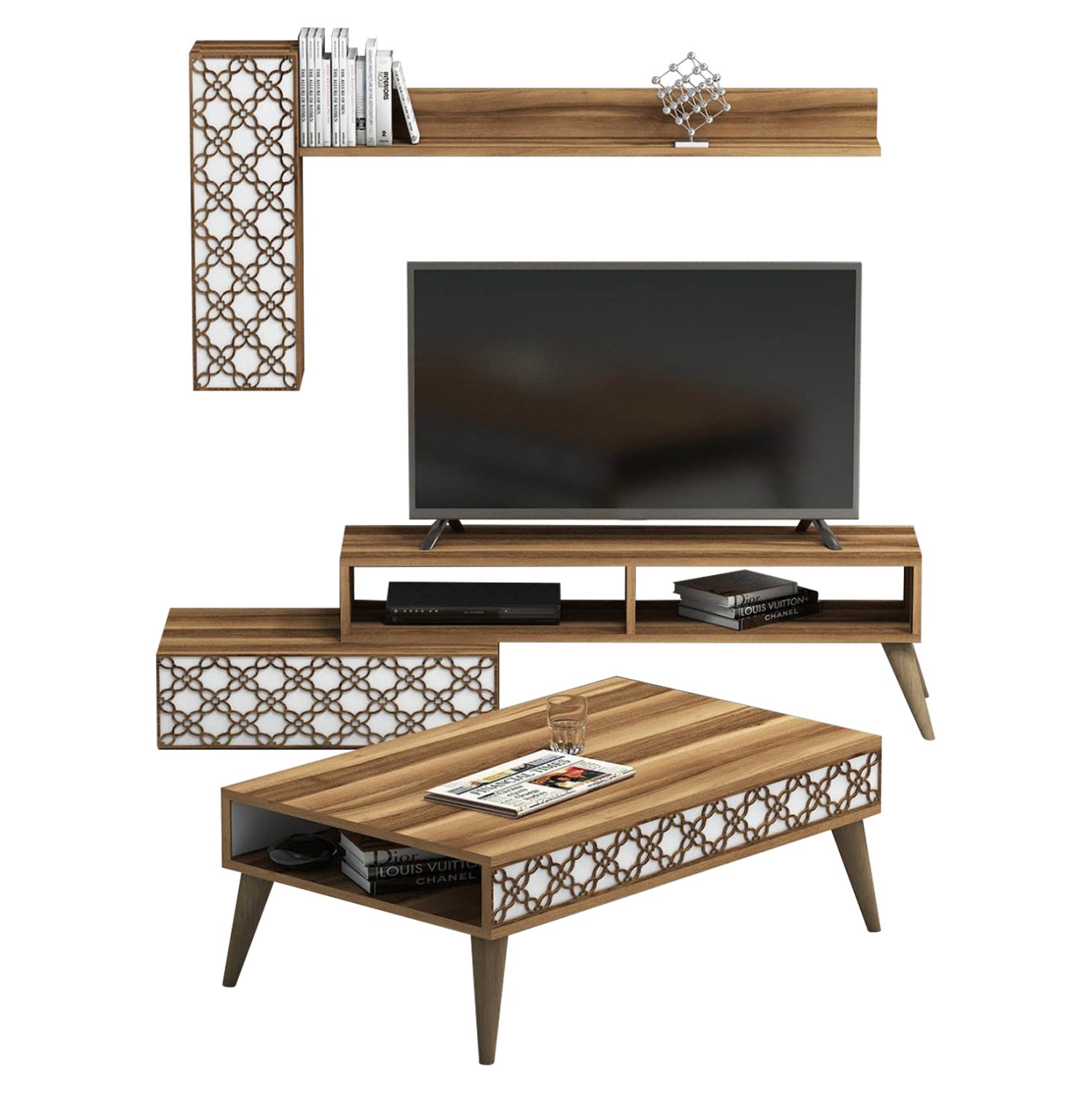 synthesi-salonioy-melaminis-2tmch-karydi ΣΥΝΘΕΣΗ ΣΑΛΟΝΙΟΥ ΜΕΛΑΜΙΝΗΣ 2ΤΜΧ ΚΑΡΥΔΙ-ΛΕΥΚΟ HM11850.03 - Image 1