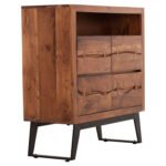 ΣΥΡΤΑΡΙΕΡΑ FANSI 3ΣΥΡΤΑΡΙΑ ΑΠΟ ΜΑΣΙΦ ΞΥΛΟ ΑΚΑΚΙΑΣ 80x35x86Υεκ. HM8474.11 - Image 4