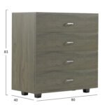 ΣΥΡΤΑΡΙΕΡΑ ΜΕΛΑΜΙΝΗΣ THORG ME 4 ΣΥΡΤΑΡΙΑ DARK OLIVE HM8996.05 80x40x83Υεκ. - Image 2