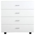 ΣΥΡΤΑΡΙΕΡΑ ΜΕΛΑΜΙΝΗΣ THORG ME 4 ΣΥΡΤΑΡΙΑ ΛΕΥΚΗ HM8996.03 80x40x83Υεκ. - Image 2