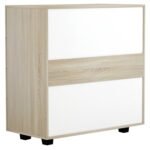 ΣΥΡΤΑΡΙΕΡΑ ΜΕΛΑΜΙΝΗΣ THORG ME 4 ΣΥΡΤΑΡΙΑ SONOMA HM8996.01 80x40x83Yεκ. - Image 4