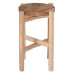 ΤΡΑΠΕΖΑΚΙ ΒΟΗΘΗΤΙΚΟ HOVER HM7900 ΞΥΛΟ ΤΕΑΚ ΣΕ ΦΥΣΙΚΟ ΧΡΩΜΑ Φ30x50Υεκ. - Image 3