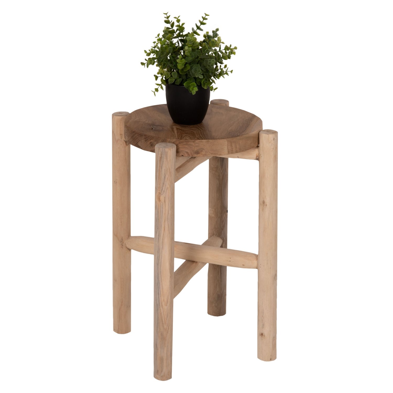 trapezaki-boithitiko-fb97900-xylo-teak-s ΤΡΑΠΕΖΑΚΙ ΒΟΗΘΗΤΙΚΟ HOVER HM7900 ΞΥΛΟ ΤΕΑΚ ΣΕ ΦΥΣΙΚΟ ΧΡΩΜΑ Φ30x50Υεκ. - Image 1