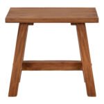 ΤΡΑΠΕΖΑΚΙ ΒΟΗΘΗΤΙΚΟ RANCH HM7902 ΑΠΟ ΞΥΛΟ ΜΑΟΝΙ ΣΕ ΦΥΣΙΚΟ ΧΡΩΜΑ 49,5x24,5x45,5Y εκ. - Image 3