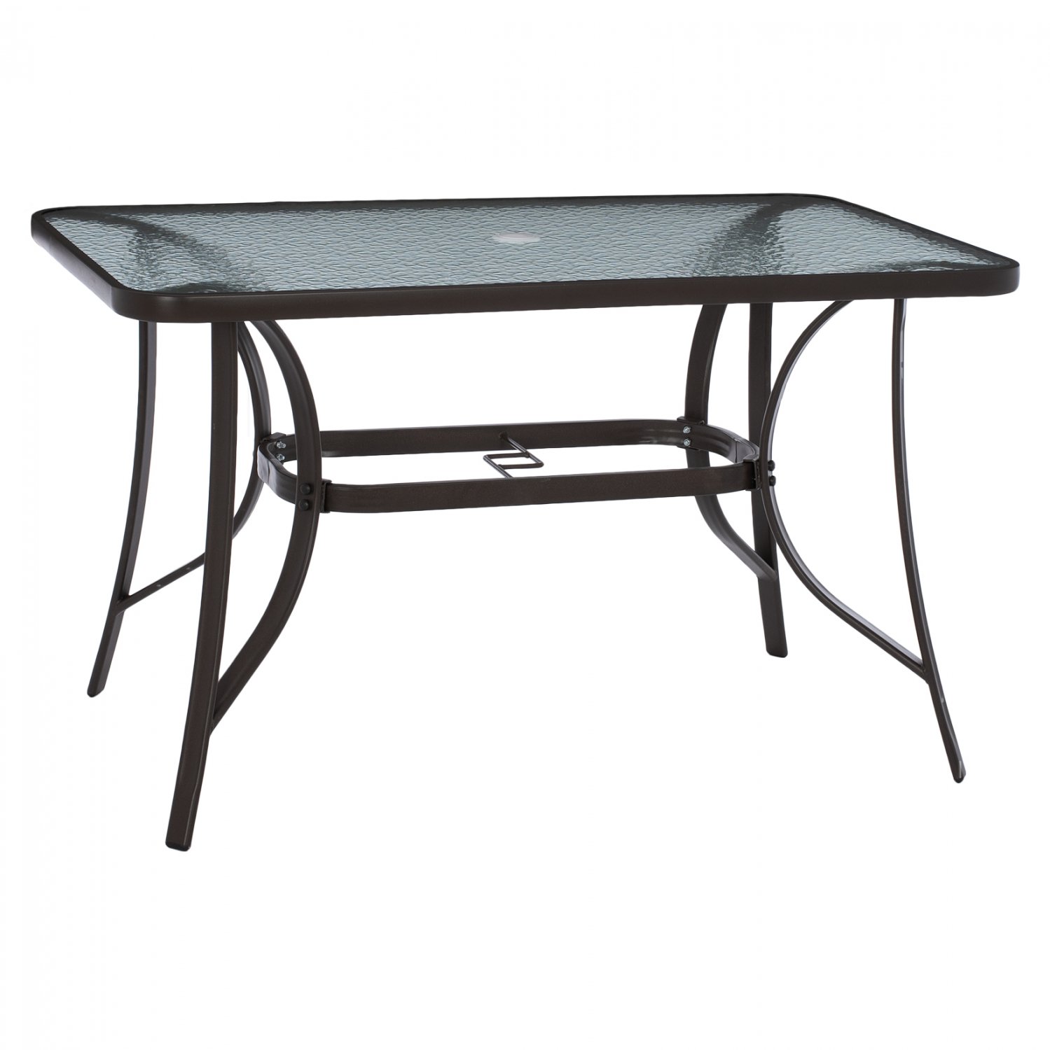 trapezi-120ch70ch72yekmetalliko-kafe-gya ΤΡΑΠΕΖΙ BRAVO ΜΕΤΑΛΛΙΚΟ ΚΑΦΕ ΓΥΑΛ.ΕΠΙΦΑΝΕΙΑ ΜΕ ΤΡΥΠΑ ΟΜΠΡΕΛΑΣ 120Χ70Χ72Υεκ.HM5021.12 - Image 1