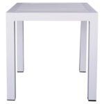 ΤΡΑΠΕΖΙ ΑΛΟΥΜΙΝΙΟΥ QIANA HM5402.01 ΛΕΥΚΟ 45x45x45,5Υ εκ. - Image 3