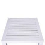 ΤΡΑΠΕΖΙ ΑΛΟΥΜΙΝΙΟΥ QIANA HM5402.01 ΛΕΥΚΟ 45x45x45,5Υ εκ. - Image 4