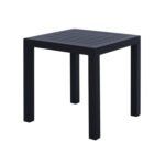 ΤΡΑΠΕΖΙ ΑΛΟΥΜΙΝΙΟΥ QIANA HM5402.02 ΓΚΡΙ 45x45x45,5Υ εκ.