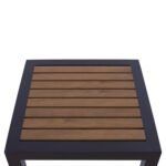 ΤΡΑΠΕΖΙ ΑΛΟΥΜΙΝΙΟΥ SABRA HM5403.02 ΓΚΡΙ ΜΕ POLYWOOD 45Χ45X45,5Yεκ. - Image 4
