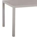 ΤΡΑΠΕΖΙ ΑΛΟΥΜΙΝΙΟΥ SAHIRA ΣΕ ΛΕΥΚΗ ΑΠΟΧΡΩΣΗ 120Χ80X75,5Υεκ. HM5570.01 - Image 5