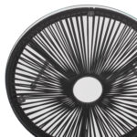 ΤΡΑΠΕΖΙ ΒΟΗΘΗΤΙΚΟ ALLEGRA ΕΠΑΓΓΕΛΜ. ΜΕΤΑΛΛΟ ΜΑΥΡΟ RATTAN ΜΑΥΡΟ HM5874.01 Φ47x45Yεκ. - Image 4