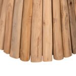 ΤΡΑΠΕΖΙ ΒΟΗΘΗΤΙΚΟ ΣΤΡΟΓΓΥΛΟ COOTER HM9792 ΚΛΑΔΙΑ ΞΥΛΟΥ ΤΕΑΚ ΦΥΣΙΚΟ Φ37x50Υεκ. - Image 6