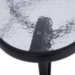 ΤΡΑΠΕΖΙ BRUNO 150X90Χ72Υεκ. ΓΚΡΙ ΜΕΤΑΛΛΙΚΟ ΜΕ ΓΥΑΛΙΝΗ ΕΠΙΦΑΝΕΙΑ HM5145.01 - Image 3