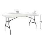 ΤΡΑΠΕΖΙ CATERING-ΣΥΝΕΔΡΙΟΥ HM5168 180Χ74Χ74 εκ. ΠΤΥΣΣΟΜΕΝΟ - Image 2