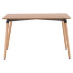 ΤΡΑΠΕΖΙ MINIMAL HM008.04 ΦΥΣΙΚΟ ΞΥΛΙΝΑ ΠΟΔΙΑ ΟΞΙΑ 120Χ80X73Υ εκ. - Image 3