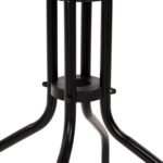 ΤΡΑΠΕΖΙ LIMA Φ60x68Υεκ. ΜΕΤΑΛΛΙΚΟ ΜΑΥΡΟ ΜΕ ΓΥΑΛΙΝΗ ΕΠΙΦΑΝΕΙΑ HM5079.03 - Image 6