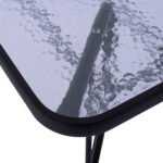 ΤΡΑΠΕΖΙ ADAM HM5679.01 ΜΕΤΑΛΛΙΚΟ ΓΚΡΙ ΜΕ ΓΥΑΛΙΝΗ ΕΠΙΦΑΝΕΙΑ 120Χ70Χ71Υεκ. - Image 5