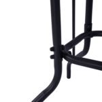 ΤΡΑΠΕΖΙ ADAM HM5679.01 ΜΕΤΑΛΛΙΚΟ ΓΚΡΙ ΜΕ ΓΥΑΛΙΝΗ ΕΠΙΦΑΝΕΙΑ 120Χ70Χ71Υεκ. - Image 6