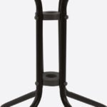 ΤΡΑΠΕΖΙ FIGO 60Χ60Χ72Υεκ. ΜΕΤΑΛΛΙΚΟ ΚΑΦΕ ΜΕ ΓΥΑΛΙΝΗ ΕΠΙΦΑΝΕΙΑ HM5035.02 - Image 6