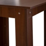 ΤΡΑΠΕΖΙ ΚΟΥΖΙΝΑΣ KELVIN 80x80x77Υεκ. ΚΑΡΥΔΙ HM2427.04 - Image 5