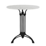 ΤΡΑΠΕΖΙ BRIELLE ΜΕ 3ΝΥΧΗ ΒΑΣΗ ΑΠΟ ΜΑΝΤΕΜΙ HM5609 ΜΕ ΜΑΡΜΑΡΟ Φ60 - Image 3