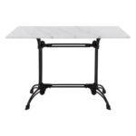 ΤΡΑΠΕΖΙ MARBLER ΜΕ ΔΙΣΤΗΛΗ ΒΑΣΗ ΑΠΟ ΜΑΝΤΕΜΙ HM5612 ΜΕ ΜΑΡΜΑΡΟ 110Χ70Χ72,5Υ εκ. - Image 3