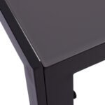 ΤΡΑΠΕΖΙ ΜΕΤΑΛΛΙΚΟ OFER ΟΡΘΟΓΩΝΙΟ ΓΚΡΙ ΜΕ ΓΥΑΛΙ ΓΚΡΙ 150X90Χ75Υεκ. HM5767.01 - Image 6