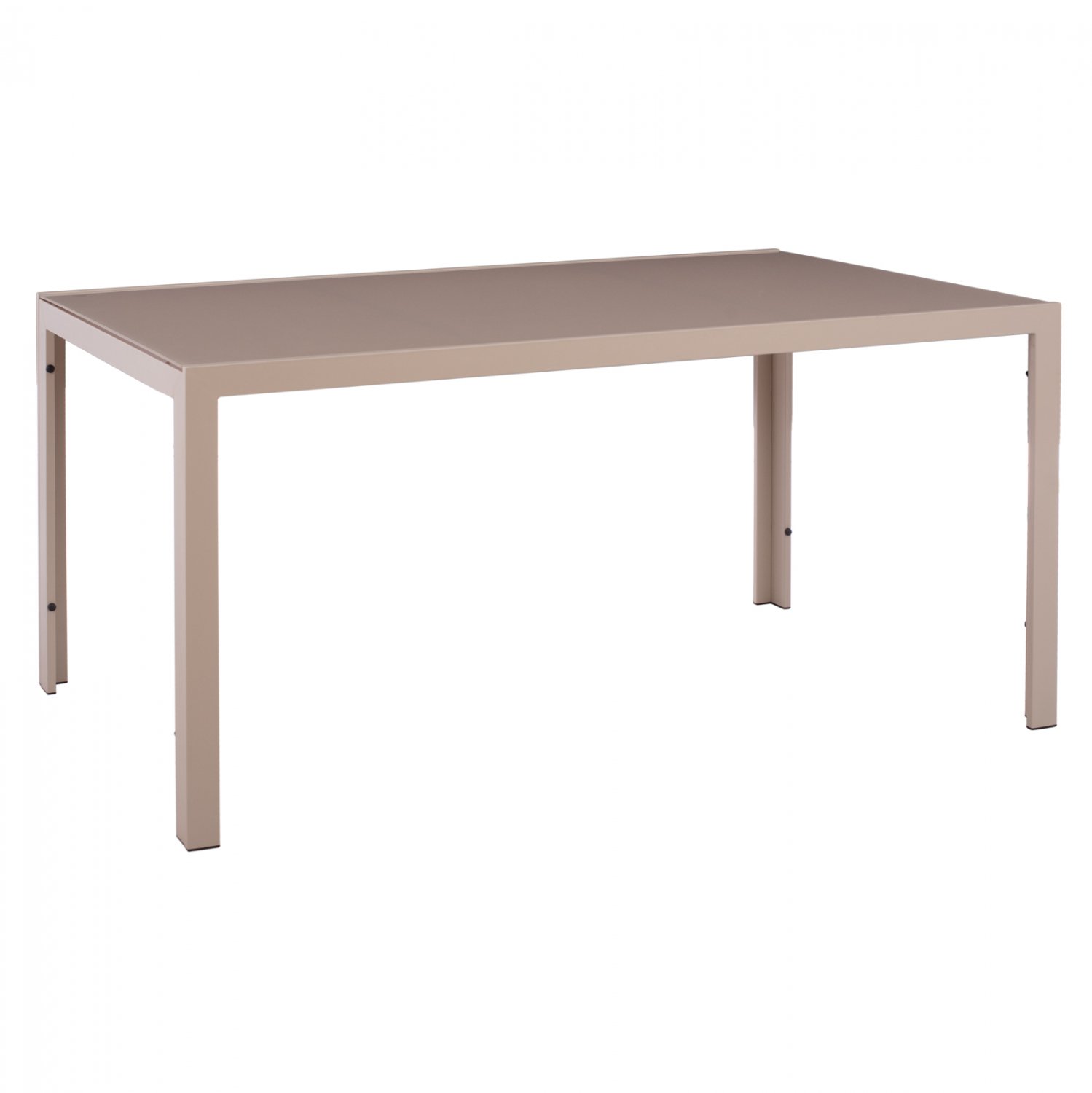 trapezi-metalliko-orthogonio-kapoytsino-1 ΤΡΑΠΕΖΙ ΜΕΤΑΛΛΙΚΟ OFER ΟΡΘΟΓΩΝΙΟ ΚΑΠΟΥΤΣΙΝΟ ΜΕ ΓΥΑΛΙ ΚΑΠΟΥΤΣΙΝΟ 150X90Χ75Υεκ. HM5767.04 - Image 1