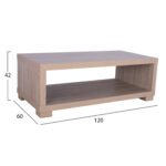 ΤΡΑΠΕΖΙ ΣΑΛΟΝΙΟΥ SALEM HM2217.02 SONAMA OAK 120Χ60Χ42Y εκ. - Image 2