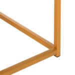 ΤΡΑΠΕΖΙ ΣΑΛΟΝΙΟΥ BRAYLEN HM8942.11 ΜΕΛΑΜΙΝΗ ΛΕΥΚΟ ΜΑΡΜΑΡΟ-ΧΡΥΣΗ ΒΑΣΗ 75x75x43,5Υεκ. - Image 6