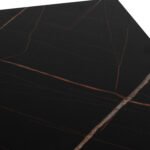 ΤΡΑΠΕΖΙ ΣΑΛΟΝΙΟΥ SAFFRON HM8975.13 ΜΕΛΑΜΙΝΗ ΜΑΥΡΟ ΜΑΡΜΑΡΟ 95Χ55Χ43Yεκ. - Image 4