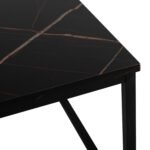 ΤΡΑΠΕΖΙ ΣΑΛΟΝΙΟΥ SAFFRON HM8975.13 ΜΕΛΑΜΙΝΗ ΜΑΥΡΟ ΜΑΡΜΑΡΟ 95Χ55Χ43Yεκ. - Image 5