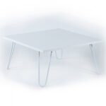 ΤΡΑΠΕΖΙ ΣΑΛΟΝΙΟΥ SILLIA HM9180.02 ΛΕΥΚΟ 60x60x29Y εκ. - Image 3