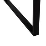 ΤΡΑΠΕΖΙ ΣΑΛΟΝΙΟΥ SHABEN HM9585.01 MDF ΜΑΥΡΟ ΜΑΡΜΑΡΟ-ΜΑΥΡΗ ΜΕΤΑΛΛΙΚΗ ΒΑΣΗ 120x60X46Yεκ. - Image 6